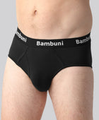 Bambus briefs sort mænd