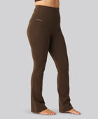 Bambus fitness pants i brun damer