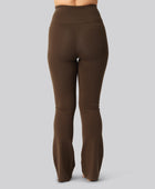 Bambus fitness pants i brun til damer