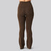 Bambus fitness pants i brun til damer