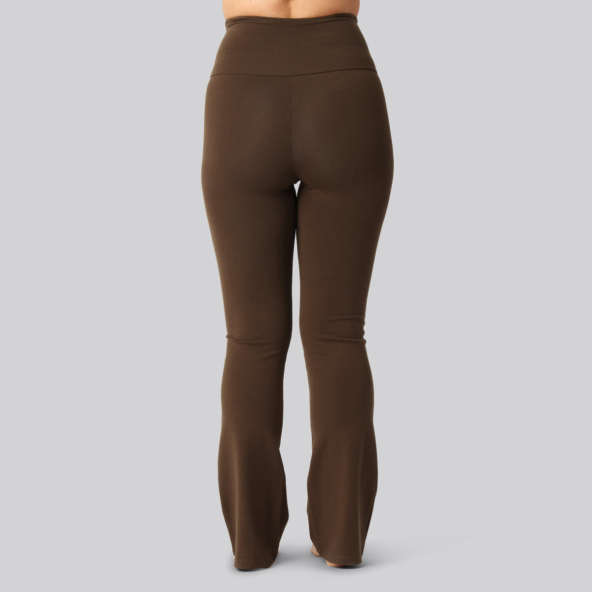 Bambus fitness pants i brun til damer