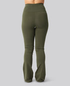 Bambus fitness pants i grøn til damer
