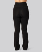 Bambus fitness pants i sort til damer