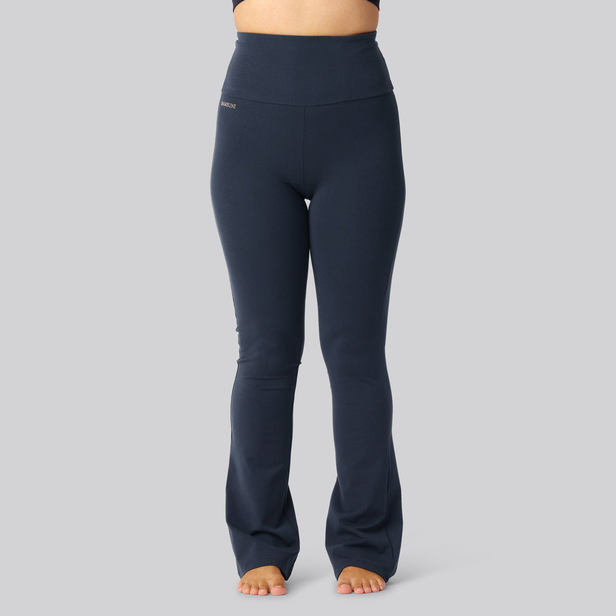 Bambus fitness pants navy damer