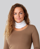 Bambus halsedisse hvid damer