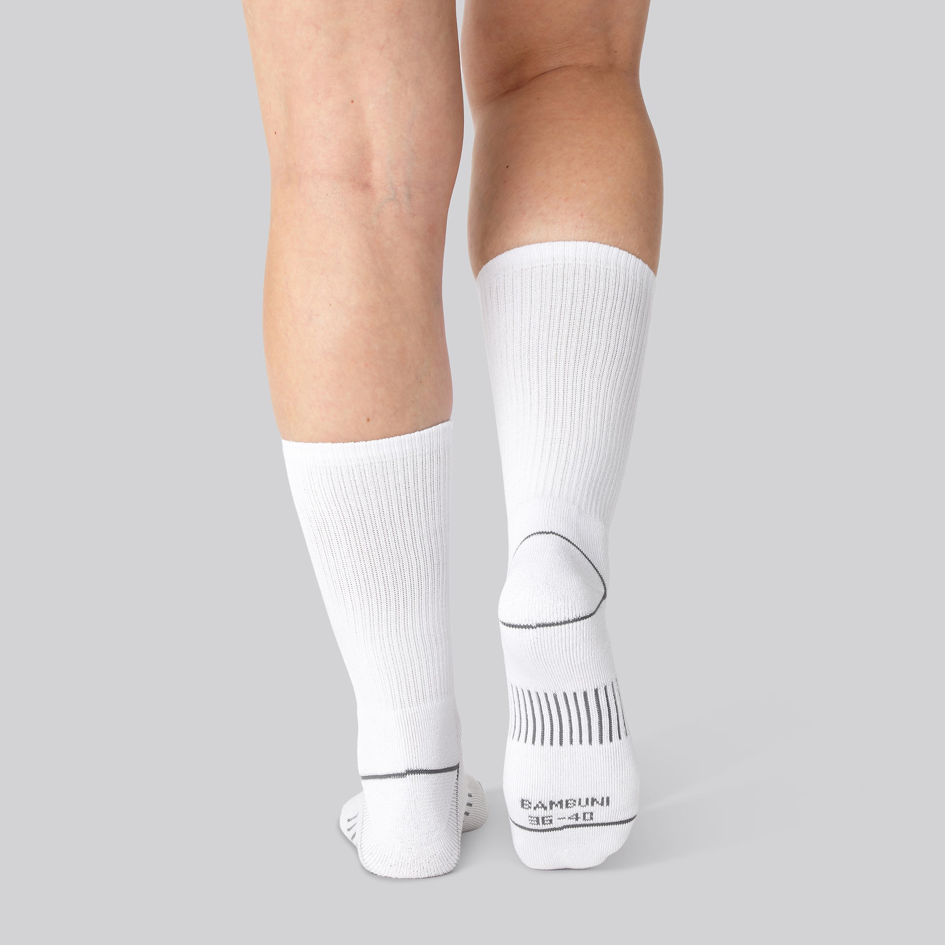 Witte bamboe hardloopsokken voor dames