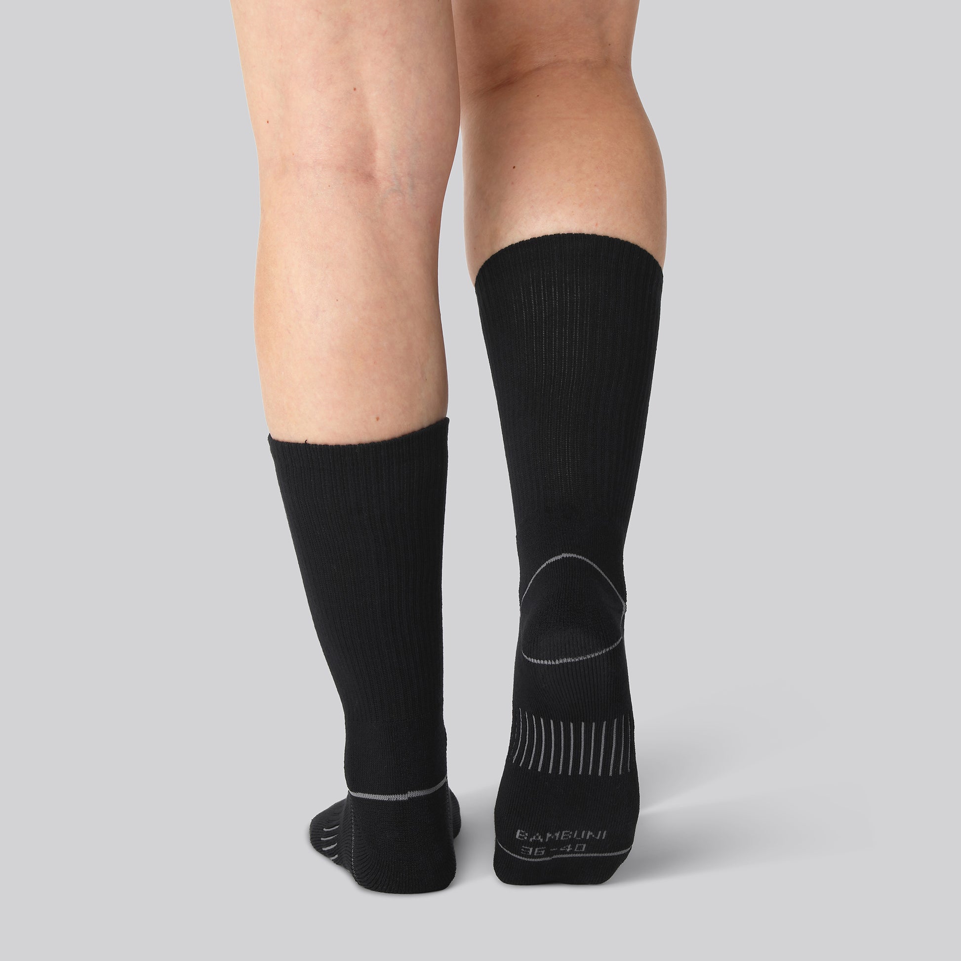 Bamboe hardloopsokken in zwart voor dames