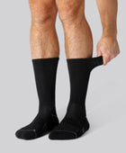 Bamboe hardloopsokken in zwart voor heren