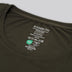 Bambus langærmet t-shirt i mørkegrøn til damer carelabel