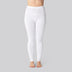 Bamboe legging met verborgen elastiek in het wit voor dames