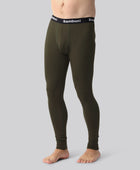 Bambus long johns mørkegrøn mænd
