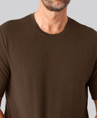 Bambus oversize t-shirt brun mand