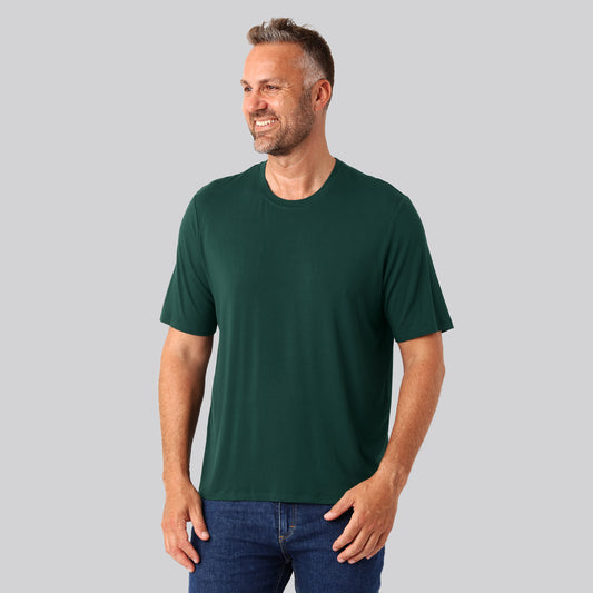Bambus oversize t-shirt grøn mænd