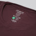 Bambus oversize t-shirt i bordeaux til damer carelabel
