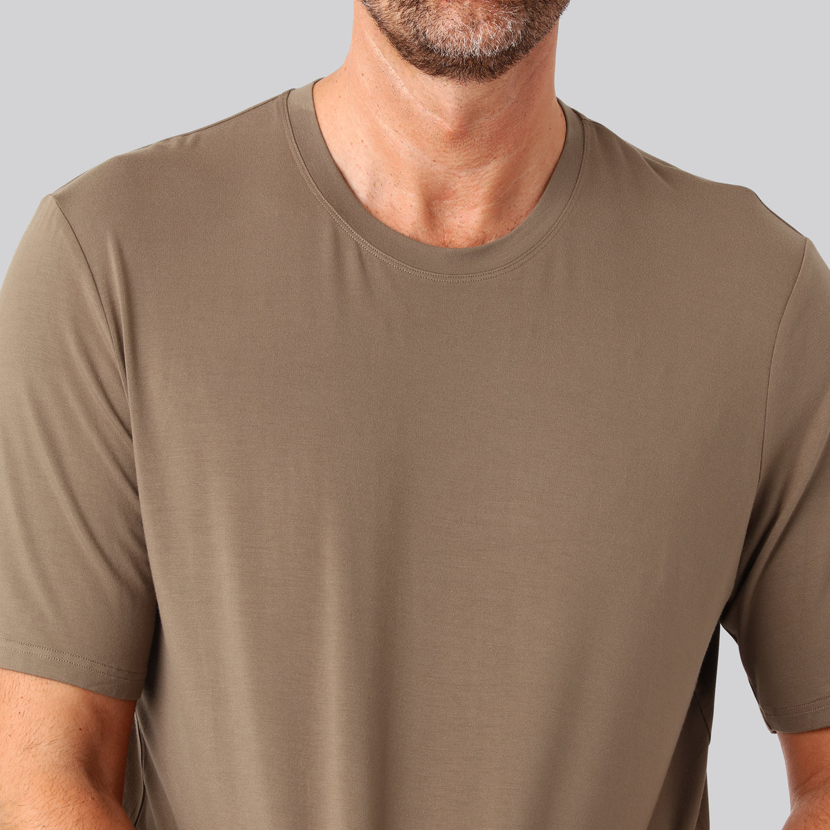 Bambus oversize t-shirt sand mand