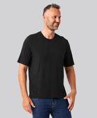 Bambus oversize t-shirt sort mænd