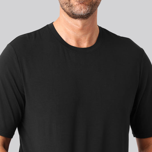 Bambus oversize t-shirt sort mand