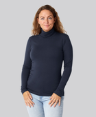 Bambus rullekrave navy damer