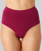 Bambus seamless maxi trusse bordeaux til dame
