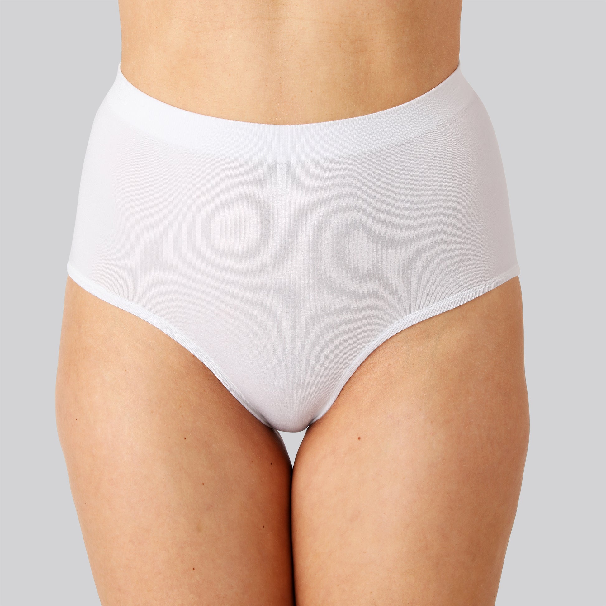 Bambus seamless maxi trusse hvid til dame