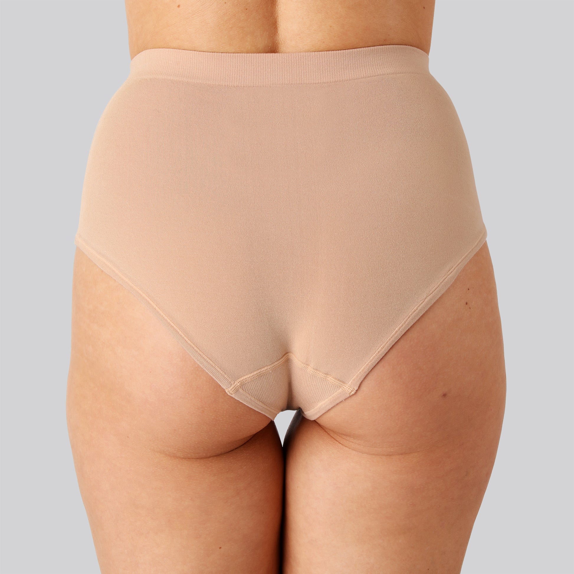 Bambus seamless maxi trusse i beige til damer