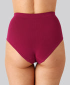 Bambus seamless maxi trusse i bordeaux til damer