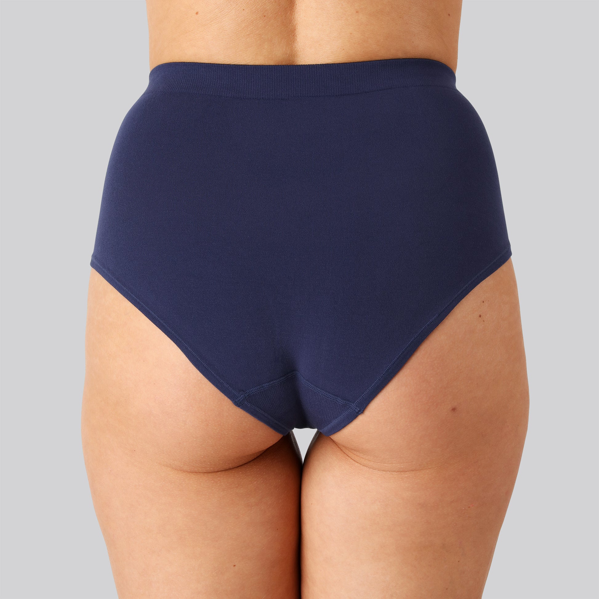 Bambus seamless maxi trusse i navy til damer