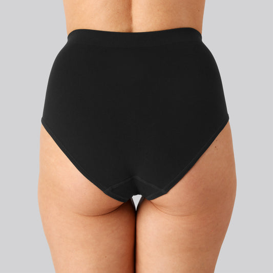 Bambus seamless maxi trusse i sort til damer