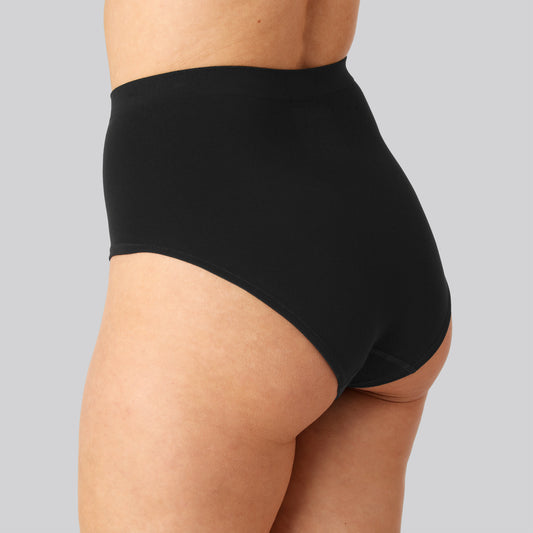 Bambus seamless maxi trusse sort til damer