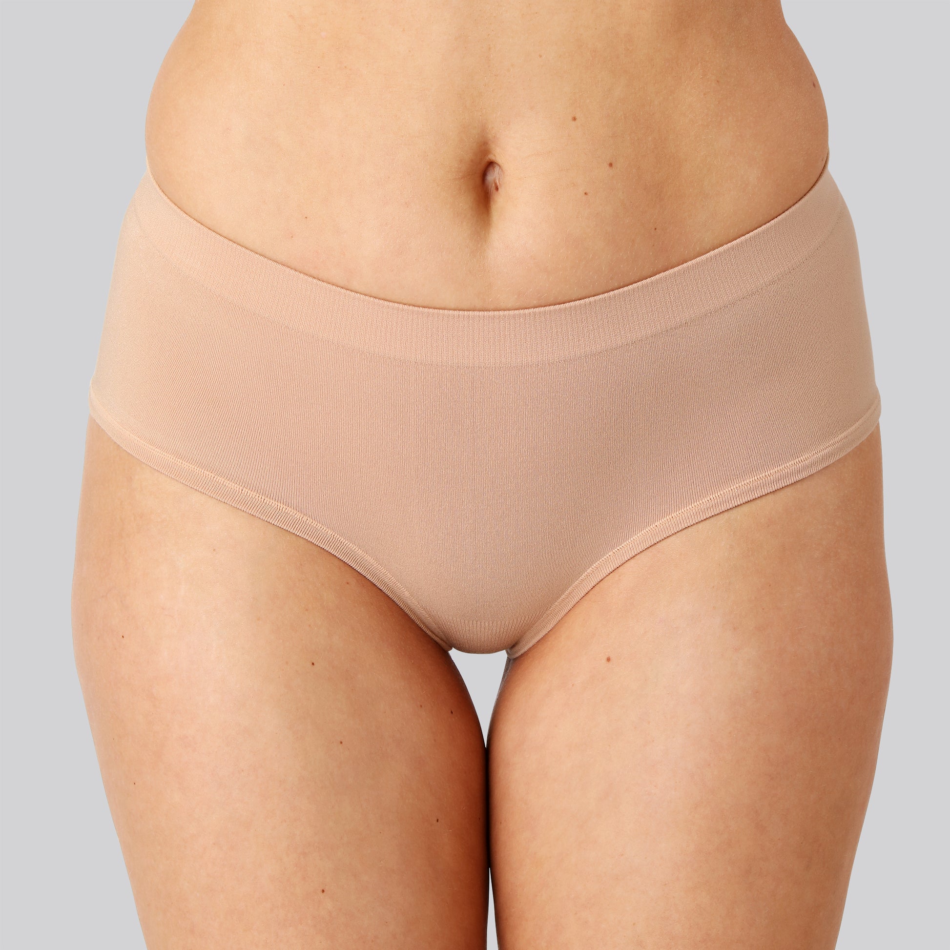 Bambus seamless tai trusse beige til dame