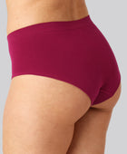 Bambus seamless tai trusse bordeaux til damer