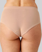 Bambus seamless tai trusse i beige til damer