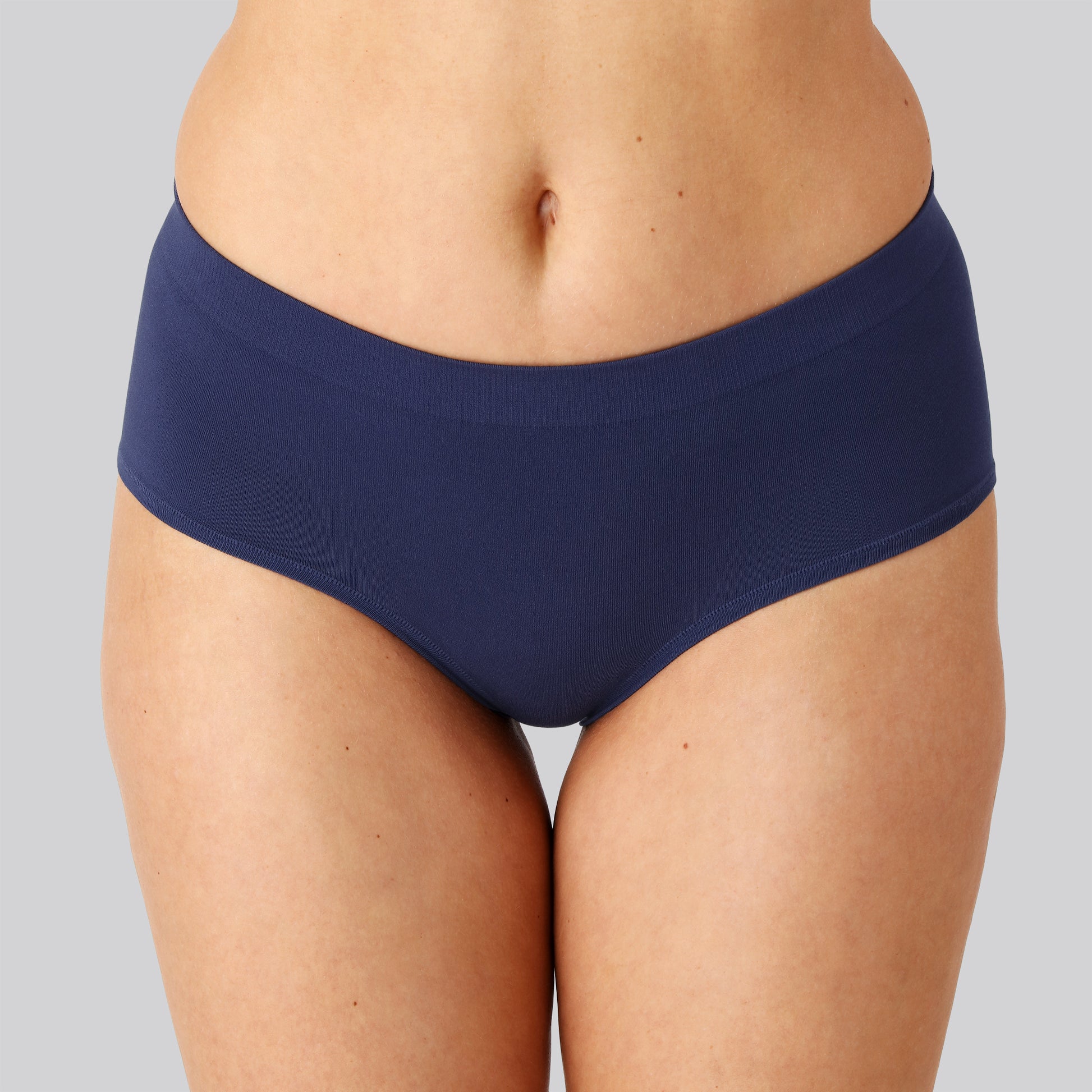 Bambus seamless tai trusse i navy til damer