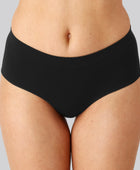 Bambus seamless tai trusse i sort til damer