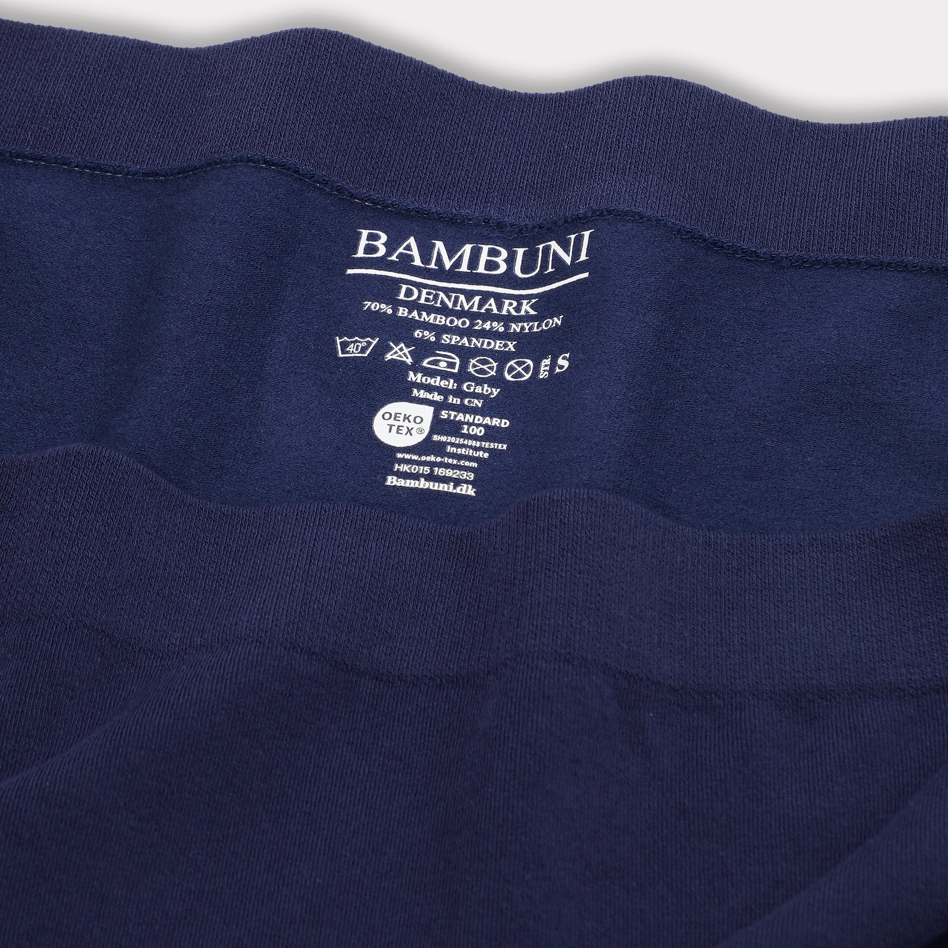 Bambus seamless tai trusse navy