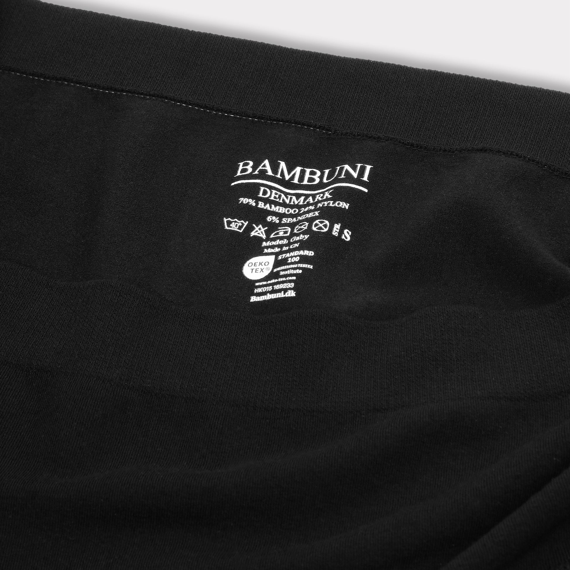 Bambus seamless tai trusse sort