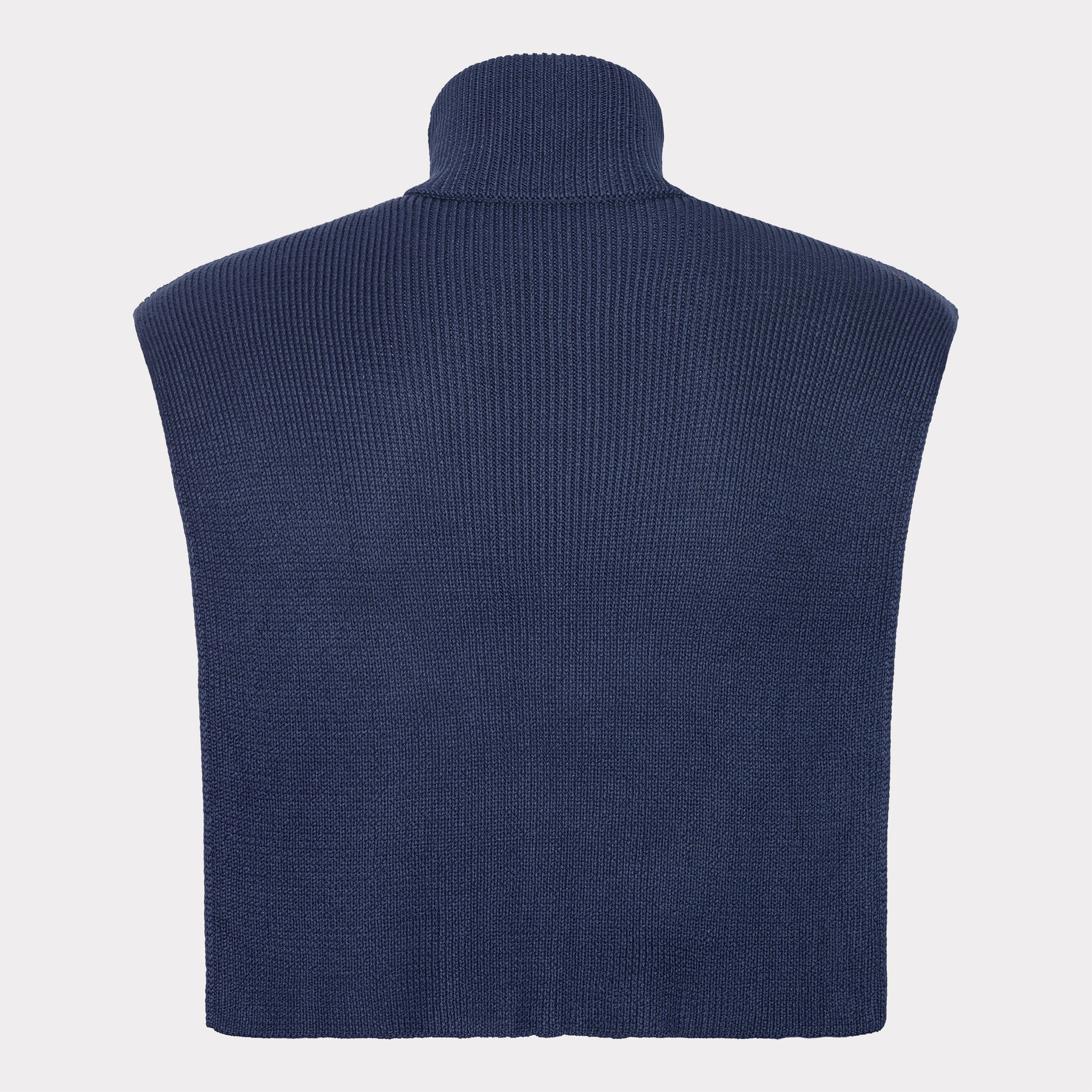 Bamboe gebreide sjaal in marineblauw