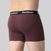 Bambus underbukser bordeaux mænd m. gylp bag