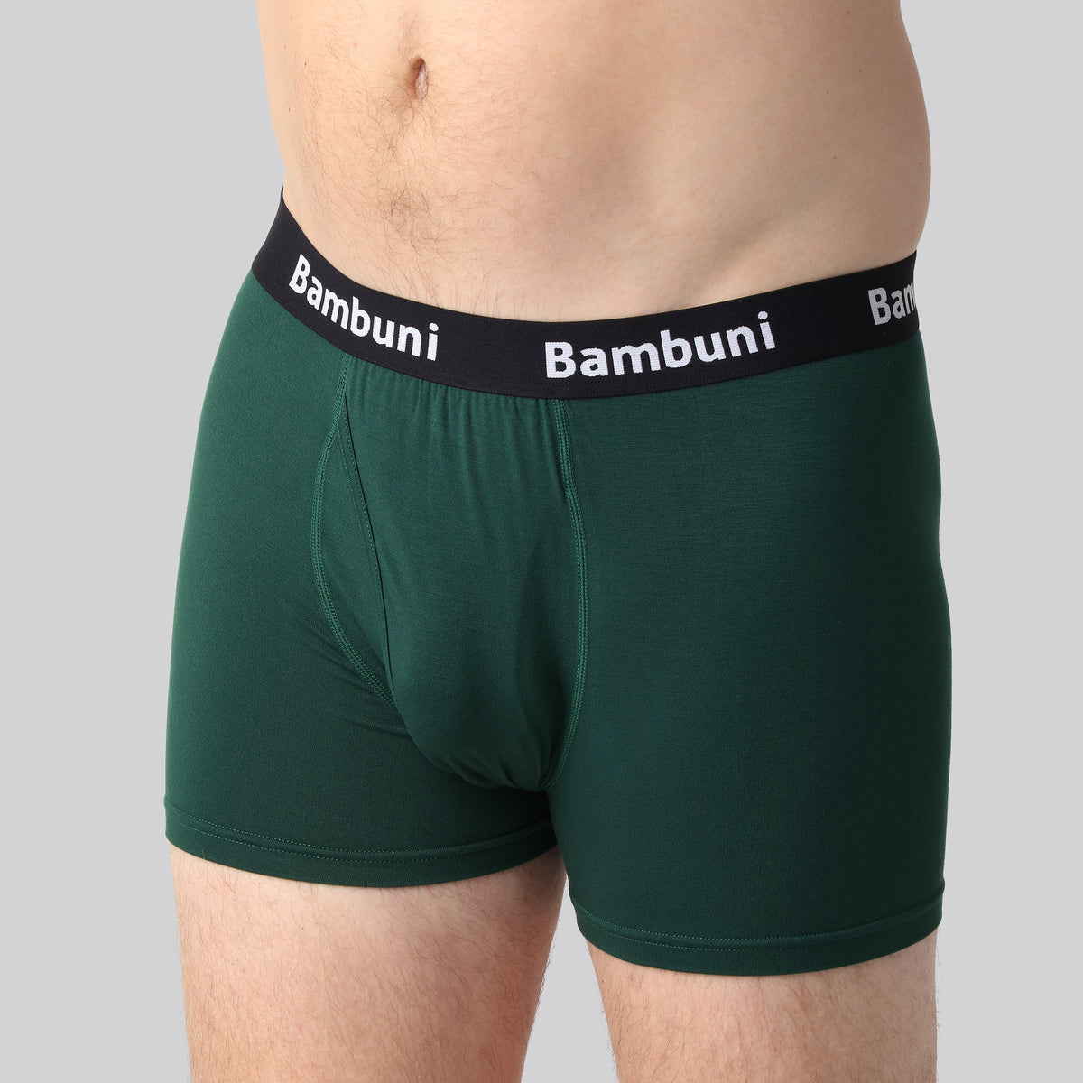 Bambus underbukser grøn mænd m. gylp