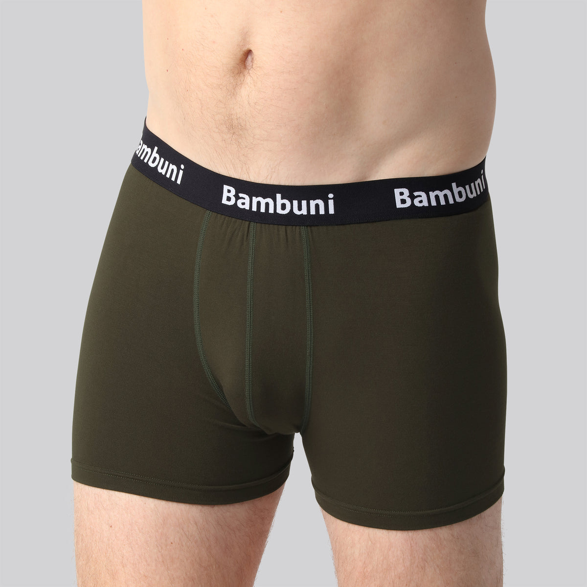 Bambus underbukser mørkegrøn mænd