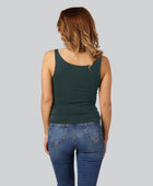 Bambuni top met brede bandjes in groen