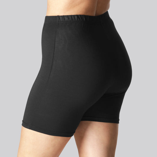 Zwarte bamboe shorts voor dames van Bambuni