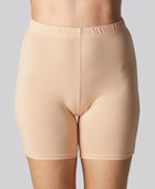 Beige bamboe shorts voor dames van Bambuni