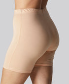 Beige bamboe shorts voor dames van Bambuni