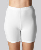 Witte bamboe shorts voor dames van Bambuni
