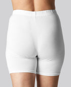 Witte bamboe shorts voor dames van Bambuni