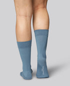 Damessokken van bamboe in petrolkleur