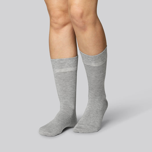 Bamboe sokken in grijs voor dames