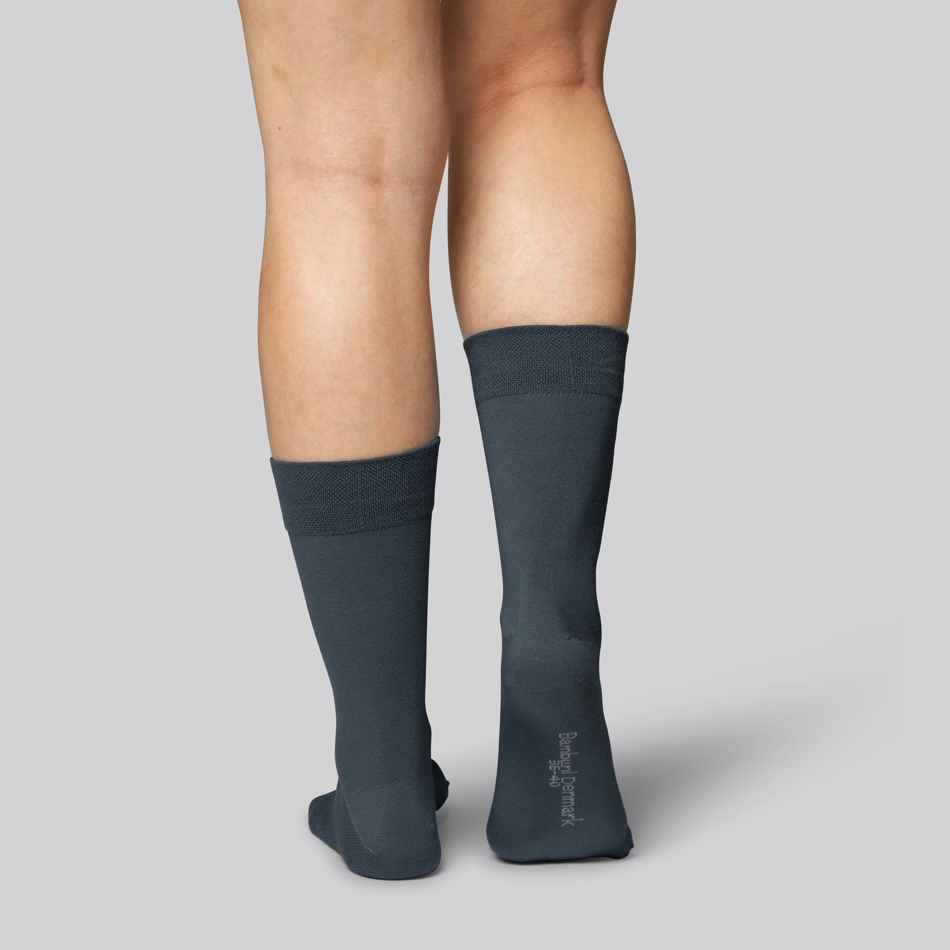 Bamboe sokken in donkergrijs voor dames