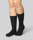 Bamboe sokken in zwart voor dames, 5 stuks